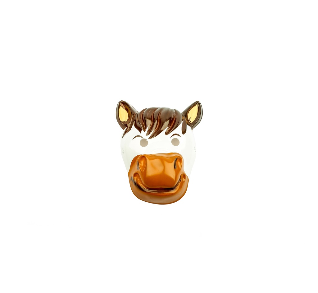 MASCARA PLASTICA CABALLO x1 3291