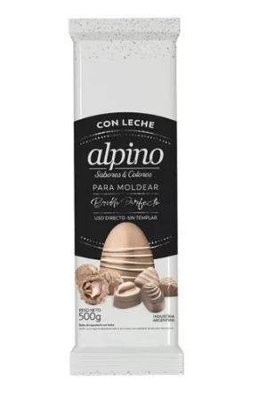 CHOCOLATE ALPINO LODISER EN TABLETAS CON LECHE x500g