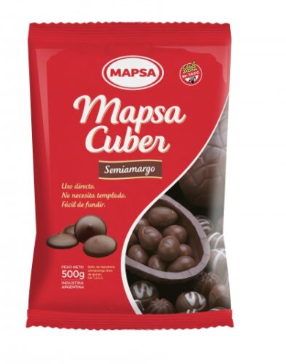 CHOCOLATE MAPSACUBER BOTON CON LECHE x500gr