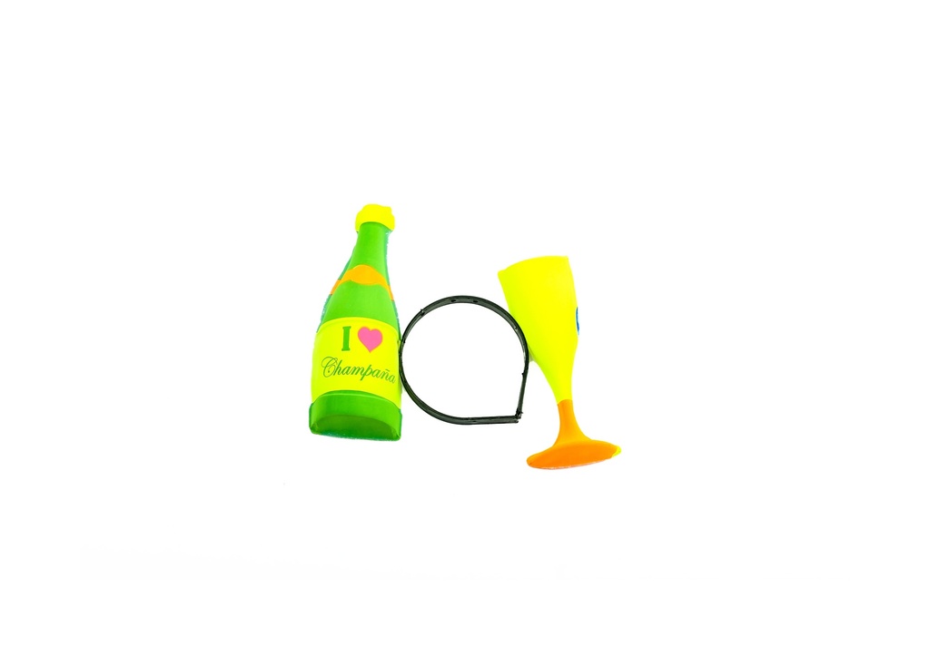 VINCHA PLASTICA CHAMPAÑA